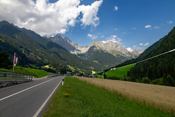 Anterselva valley in Val Pusteria, South Tyrol, Italy