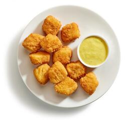 fried fish fillet nuggets