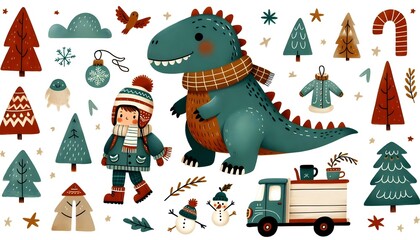 Navidad con Dinosaurios