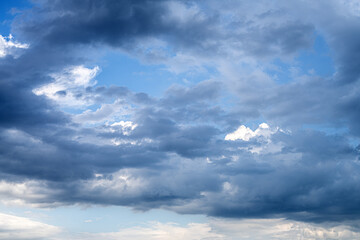 Cloudy sky before a cyclone or tornado