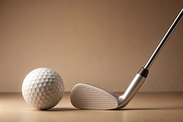 Minimalist Display of Various Sports Equipment Tennis Soccer Golf and Fitness Gear in Modern Creative Backgrounds