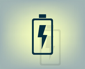 Obraz premium Vector illustration with shadow on gradient background