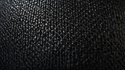 Close-up of black carbon fiber texture showcasing intricate weave and shiny, high-tech material perfect for modern designs.