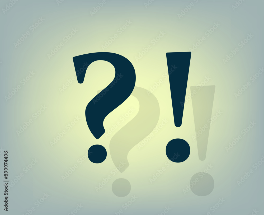 Aufkleber vector illustration with shadow on gradient background