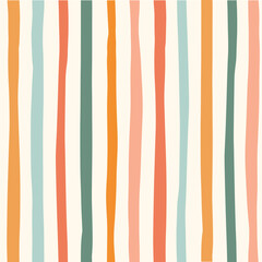 Autumn seamless pattern with vertical stripes for textile prints, kitchenware, tablecloth, towels, wallpaper, wrapping paper, etc. EPS 10