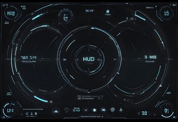 Fototapeta premium hud overlay