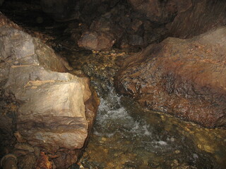 Byci skala caves in Moravian karst,Moravia,Czech republic,Storied historic cave with bats & archaeological relics, occasionally open to the public.
