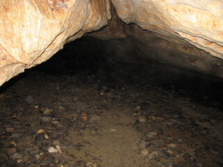 Byci skala caves in Moravian karst,Moravia,Czech republic,Storied historic cave with bats & archaeological relics, occasionally open to the public.
