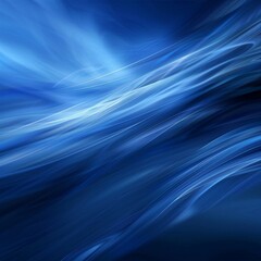 abstract dark blue waves 3d