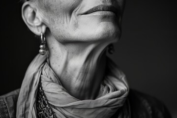 Power portraits of cancer patient. Oncology. Breast cancer. Chemotherapy