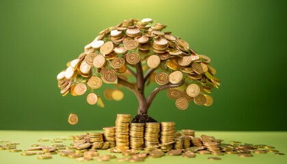 gold coin money tree