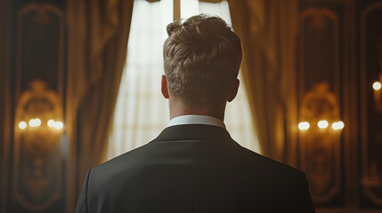 Old Money Fashion, a man in an expensive jacket