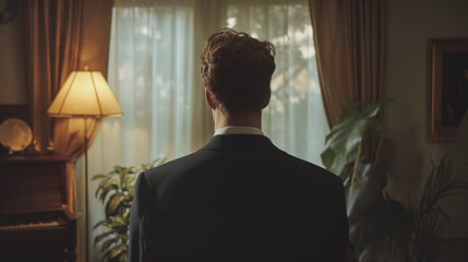 Old Money Fashion, a man in an expensive jacket