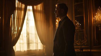 Old Money Fashion, a man in an expensive jacket