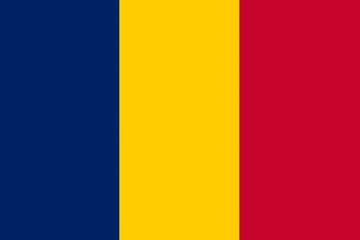 Chadian flag, country flag, flag, flag of chadian