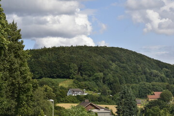 Fototapeta premium Berg und Wald zwischen Minden und Bad Oeynhausen