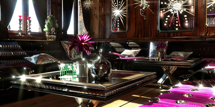 Bistritz Inn: A quaint inn with aged wooden furniture and dark, cozy corners, nestled in the Carpathian mountains