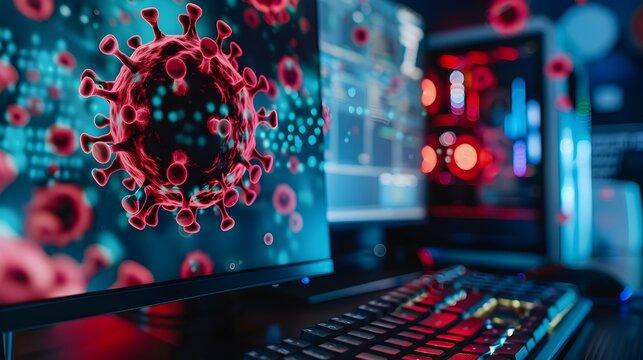 Antivirus Software Detecting and Quarantining Virus on Computer System