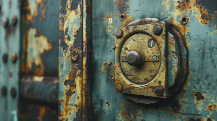 Aged and worn rotary power switch