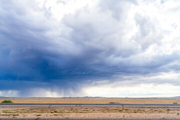 landscape with clouds