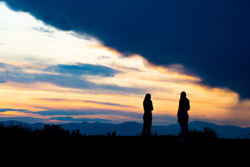 valley sunset