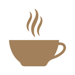 Coffee typography clip art design on plain white transparent isolated background for card, shirt, hoodie, sweatshirt, apparel, card, tag, mug, icon, poster or badge