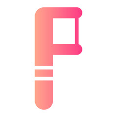 dental floss gradient icon