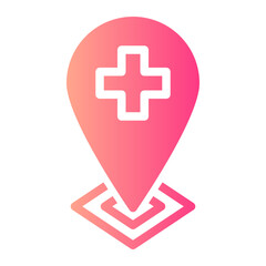 location gradient icon