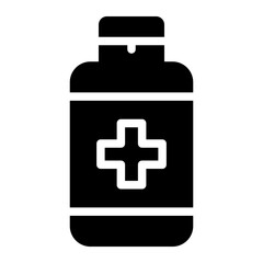 sanitizer glyph icon