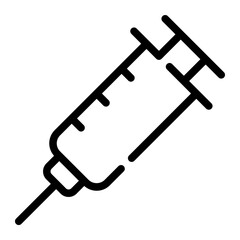 syringe line icon