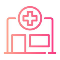 Obraz premium pharmacy gradient icon