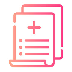 Obraz premium recipe gradient icon