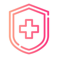 Fototapeta premium sterilization gradient icon