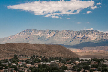 landscape of the mountains