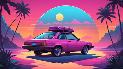 Classic Car Retro Style