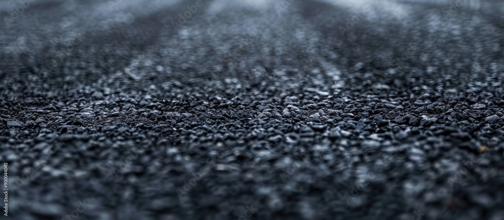 Poster background with fresh asphalt featuring copy space image