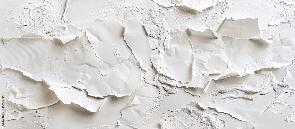 Poster abstract natural white pattern on paper texture resembling a cement or concrete wall ideal for backg