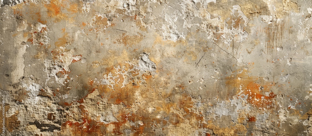 Poster concrete or plastered wall s texture creates an abstract backdrop ideal for design with a copy space