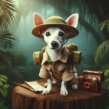 Jack ressel terrier puppy.