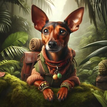 Jack ressel terrier puppy.