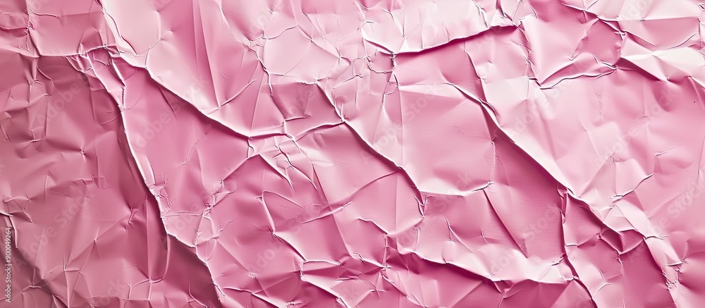 Poster Texture of pink paper surface providing copy space image