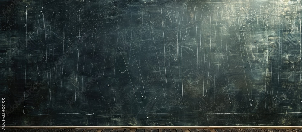 Aufkleber A blackboard for jotting notes and creating illustrations with ample copy space image