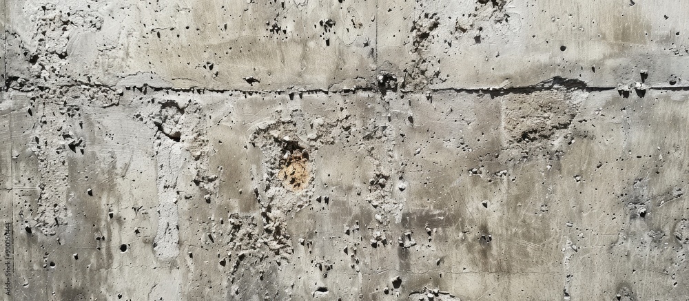Poster Textured surface of unfinished concrete with space for adding images. with copy space image. Place for adding text or design