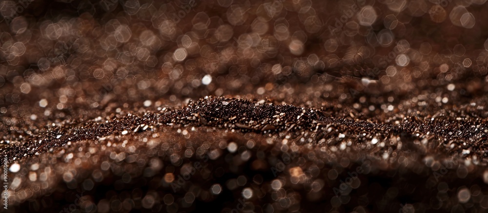 Canvas Prints granular dark brown close up for backgrounds and textures suited for copy space images