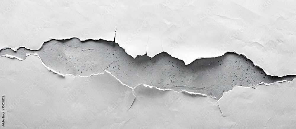 Aufkleber A torn paper with a business concept written on it against a plain background with copy space image