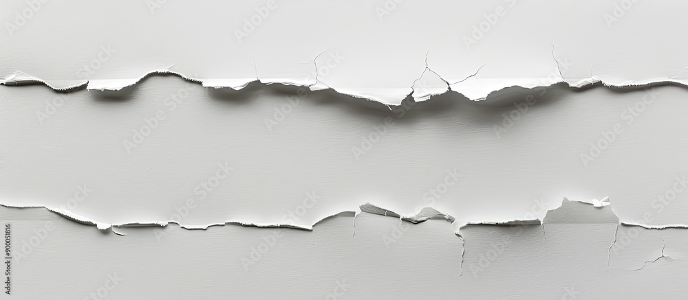 Poster Torn white paper with copy space image