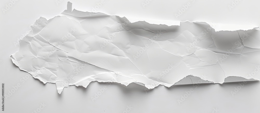 Poster torn white paper with copy space image