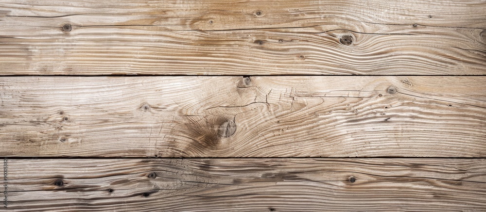 Fototapete White oak plank texture with a clear area for adding text or a copy space image