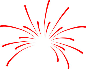 Firework party vector