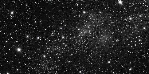 Obraz premium Celestial Night. Starry texture high detailed plain background concept